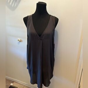 Torrid Sheer Tank Top XL Gray 0113 mesh